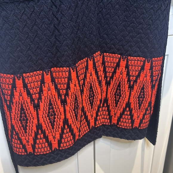 St. John 2 Pc Blue Knitted Wool Blend Dress w/Matching Long Jacket Sz 16 - Picture 9 of 17